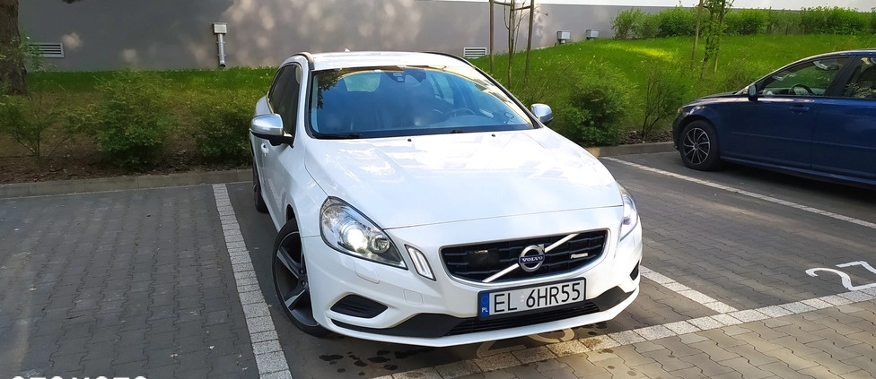 Volvo V60 cena 36900 przebieg: 222000, rok produkcji 2011 z Łódź małe 79